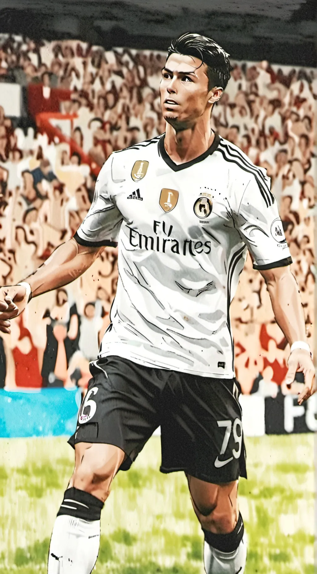 ai character: Ronaldo  background