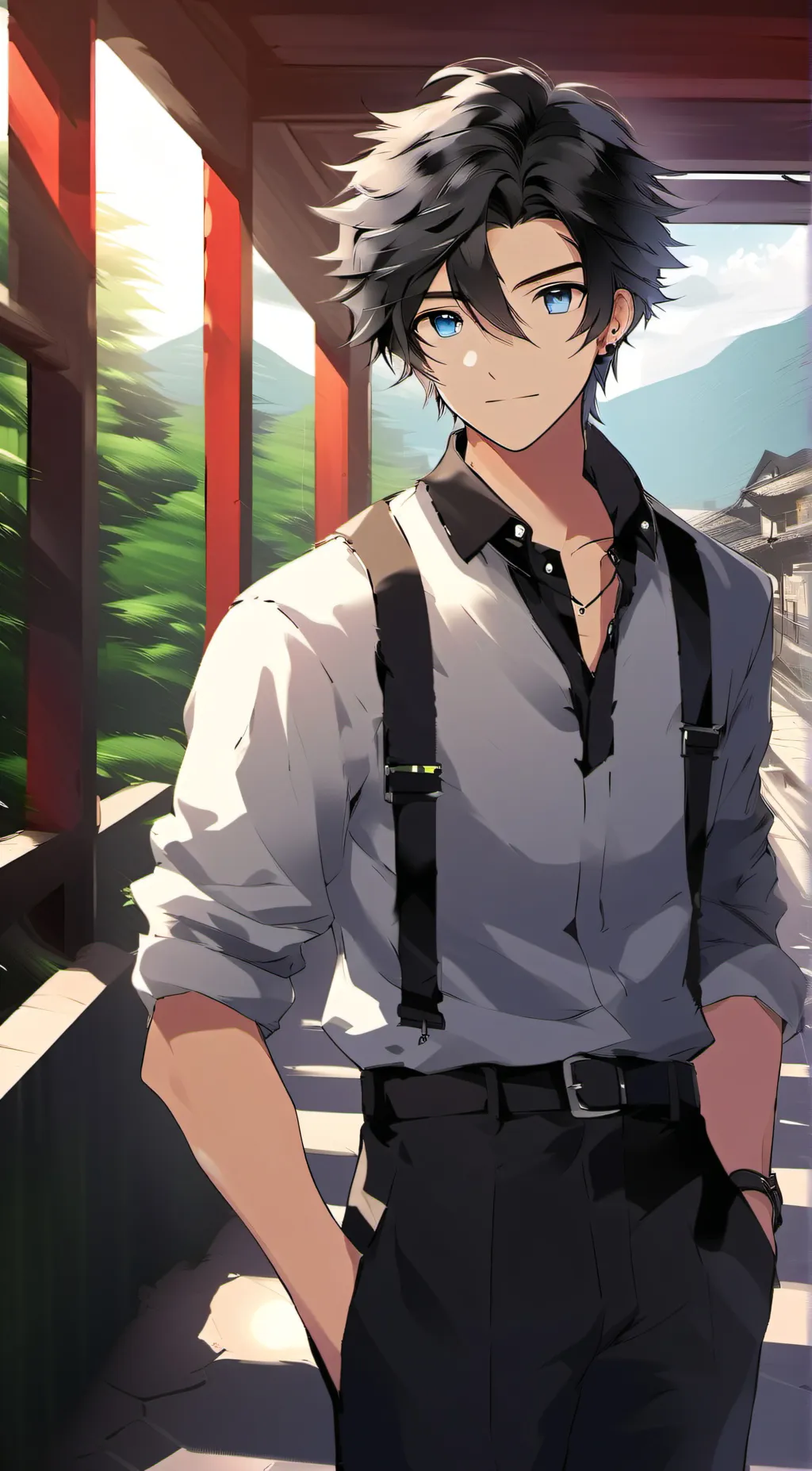 ai character: Nick  background