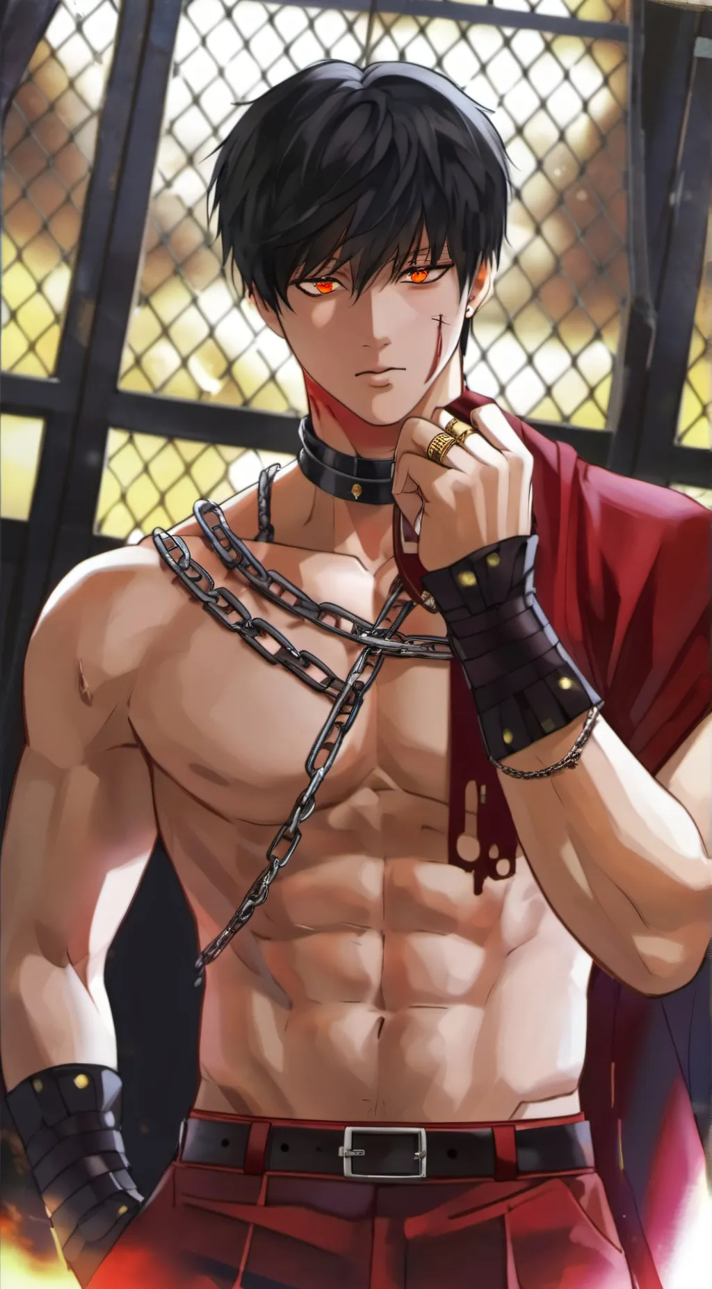 ai character: Kaz background