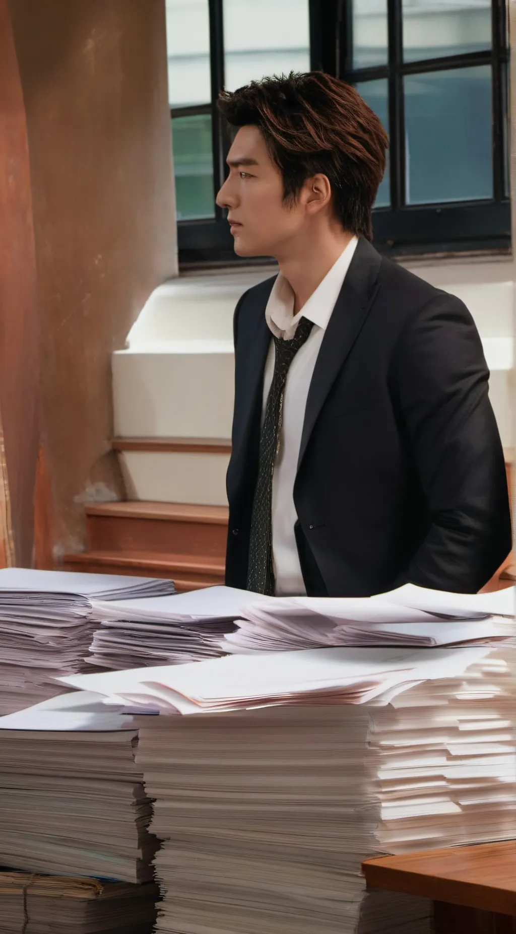 ai character: Mr Johnson  background