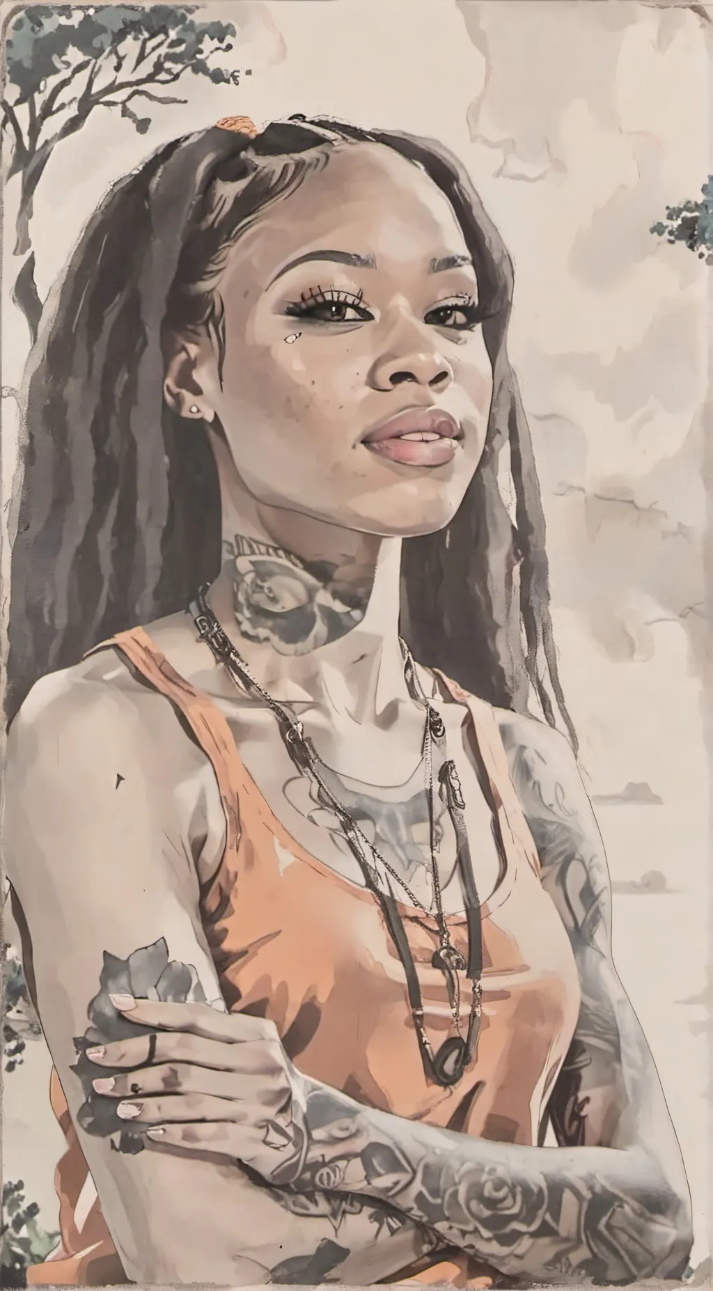 ai character: Vanessa background