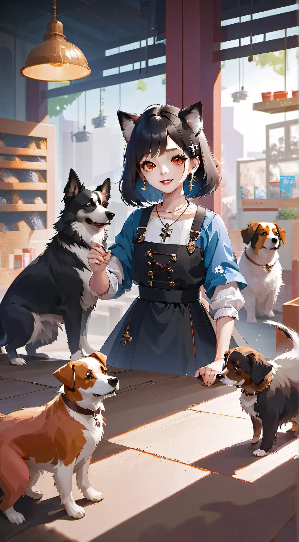 ai character: Victoria  background