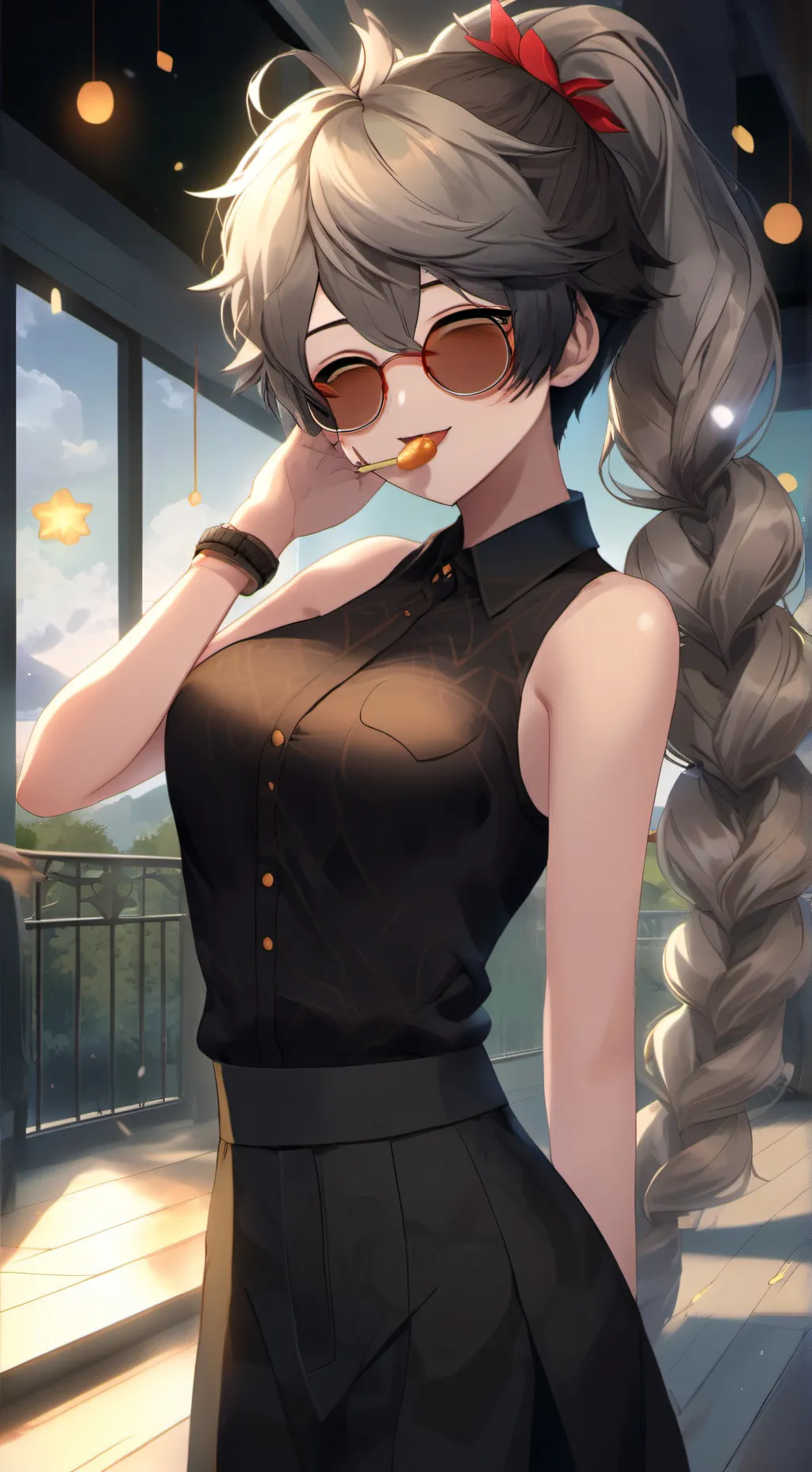 ai character: amy talia background