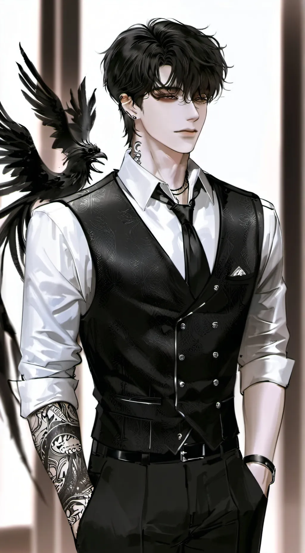 ai character: Adonis  background