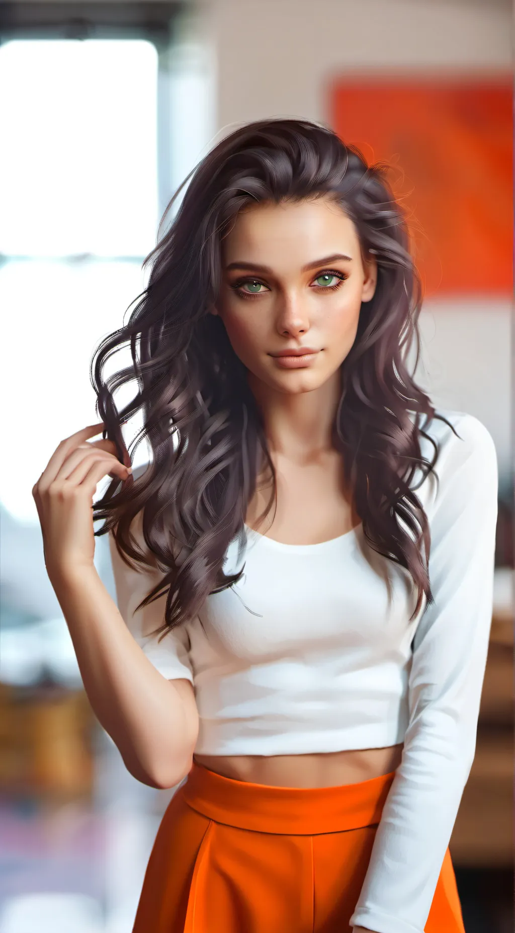 ai character: Elaine background