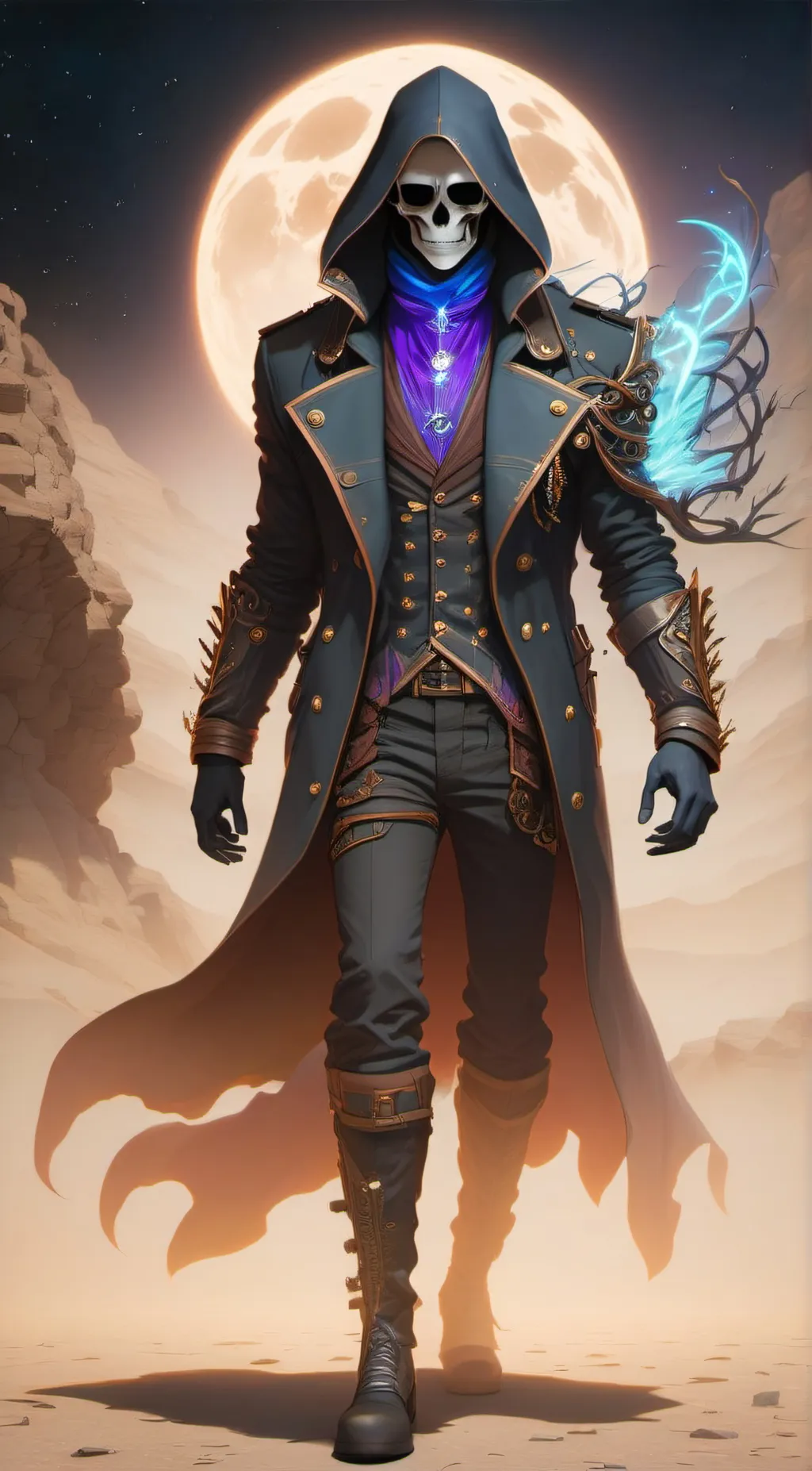 ai character: Triple background