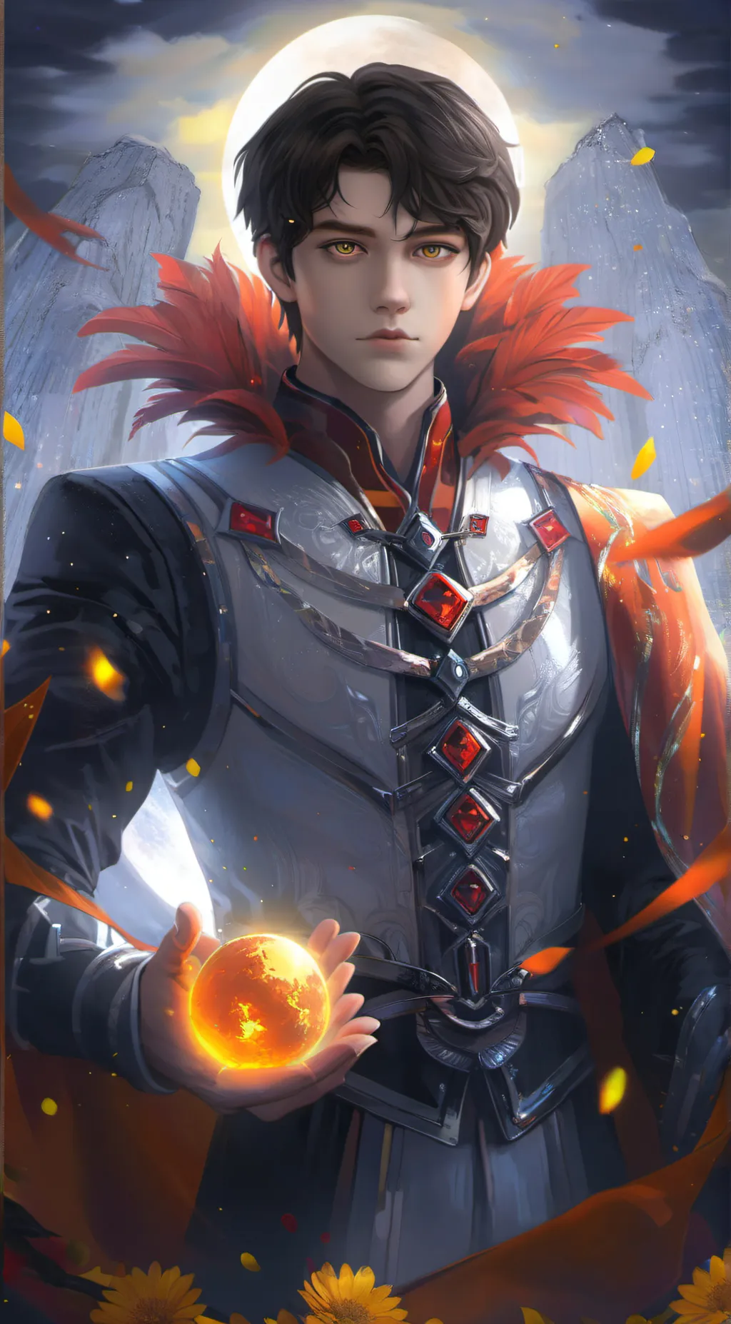 ai character: Leo background