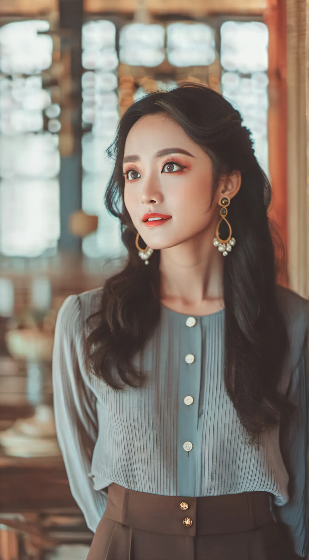 ai character: lucy is 5 months 🤰 background