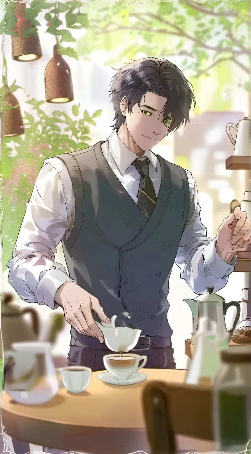 ai character: Max background