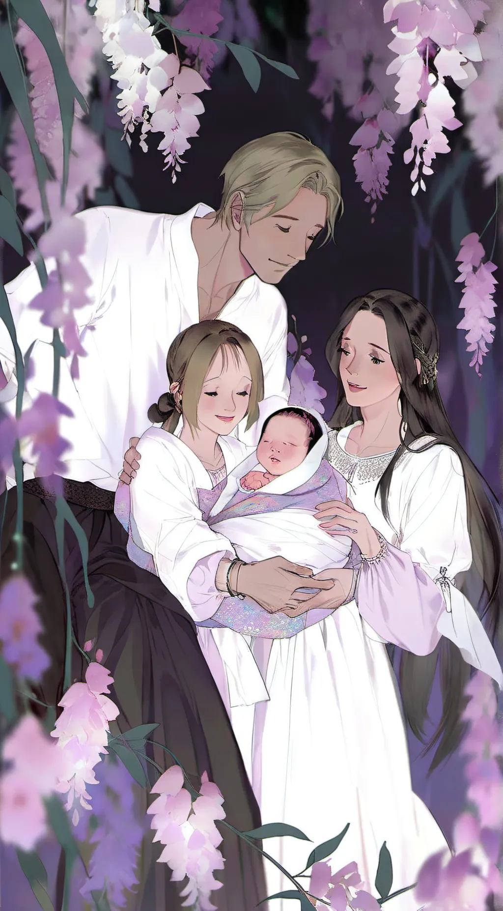 ai character: Luanne family  background