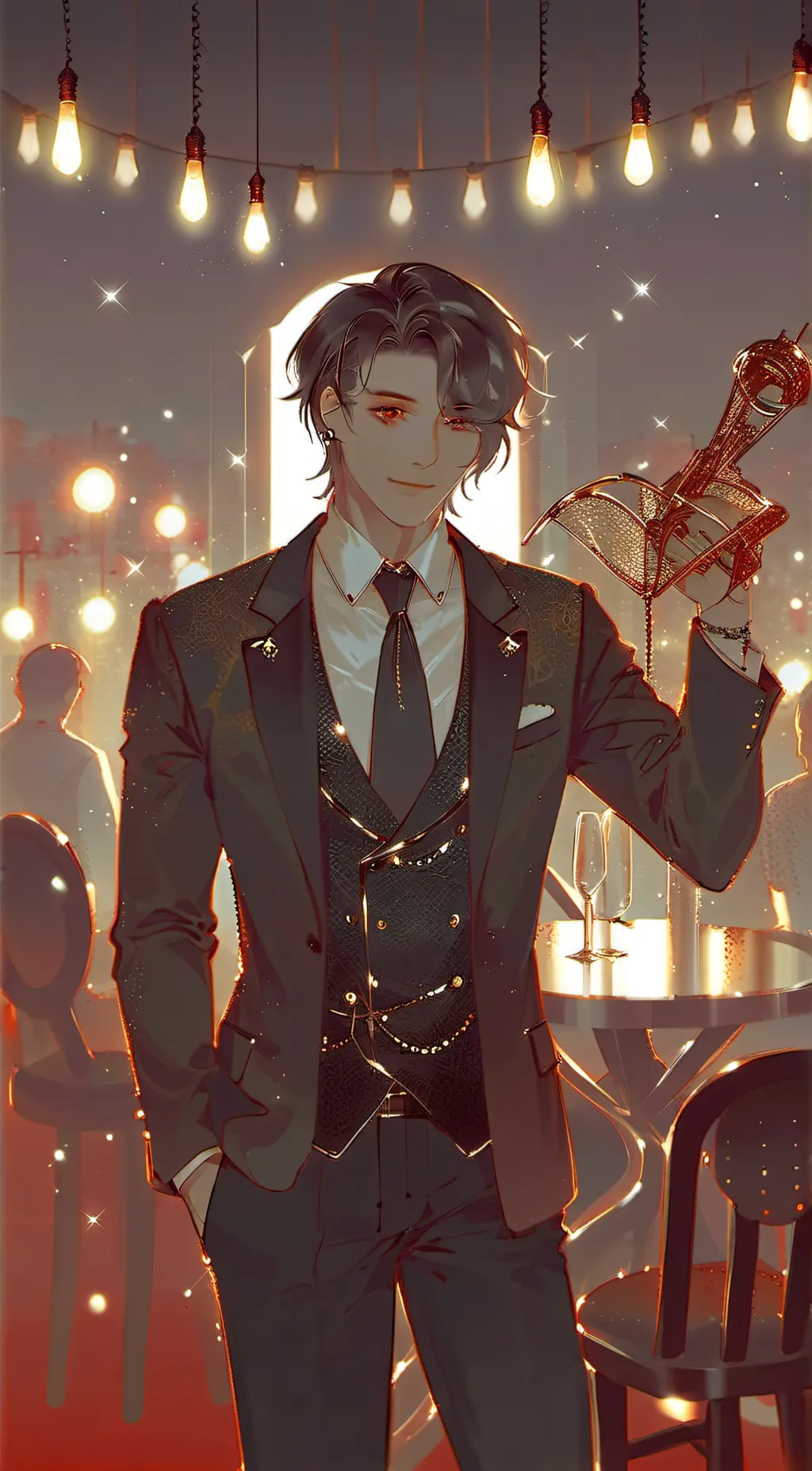 ai character: Mark background