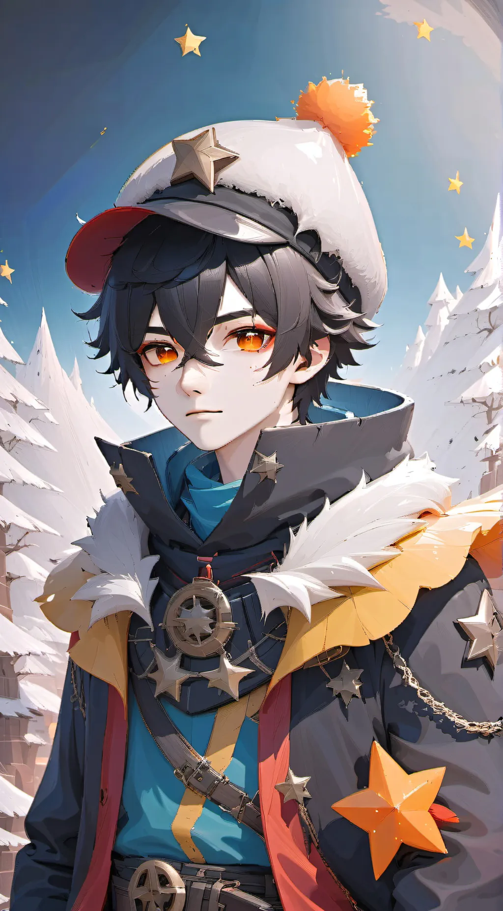 ai character: Jack o moon background