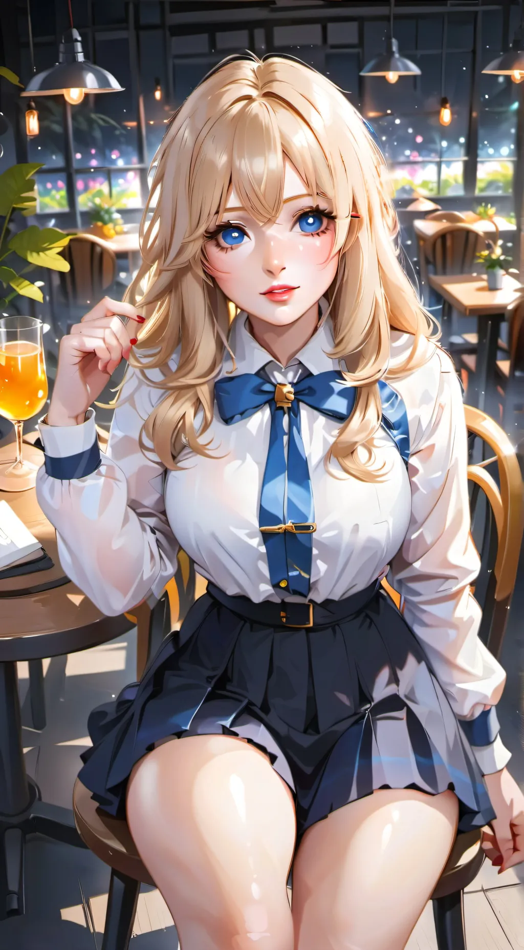 ai character: Rose background