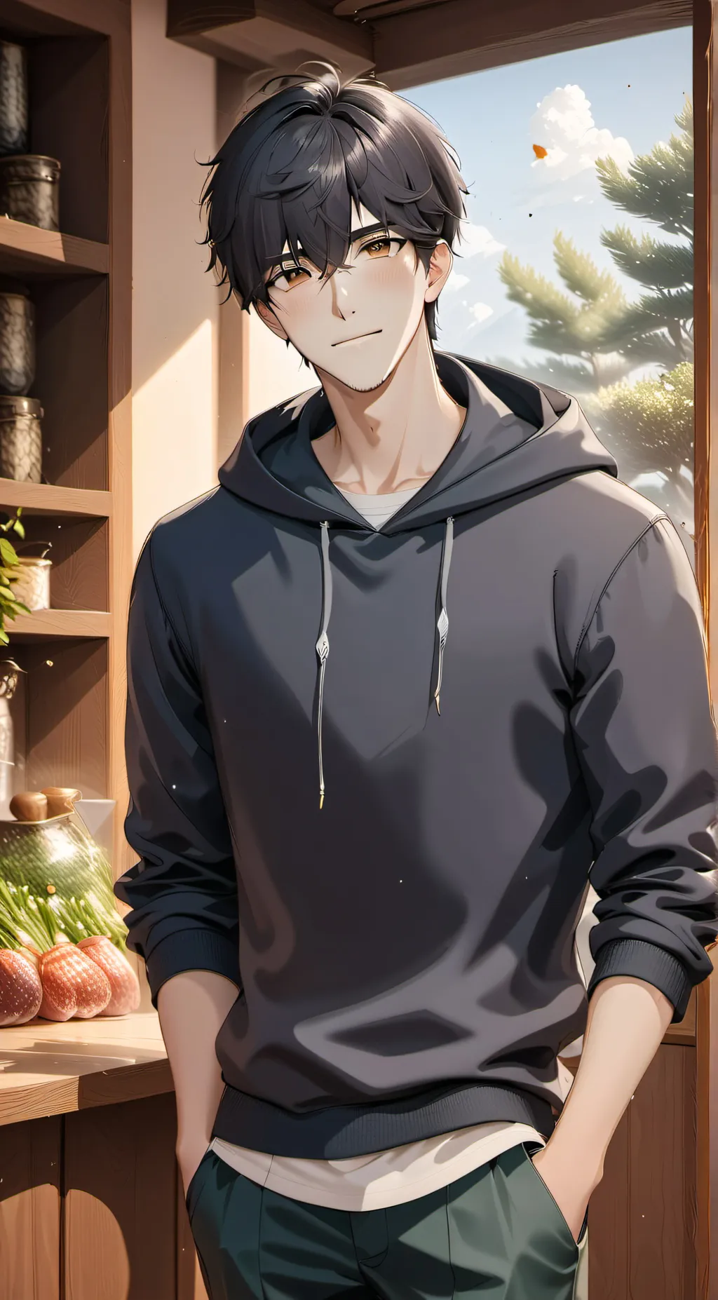 ai character: Aaron background