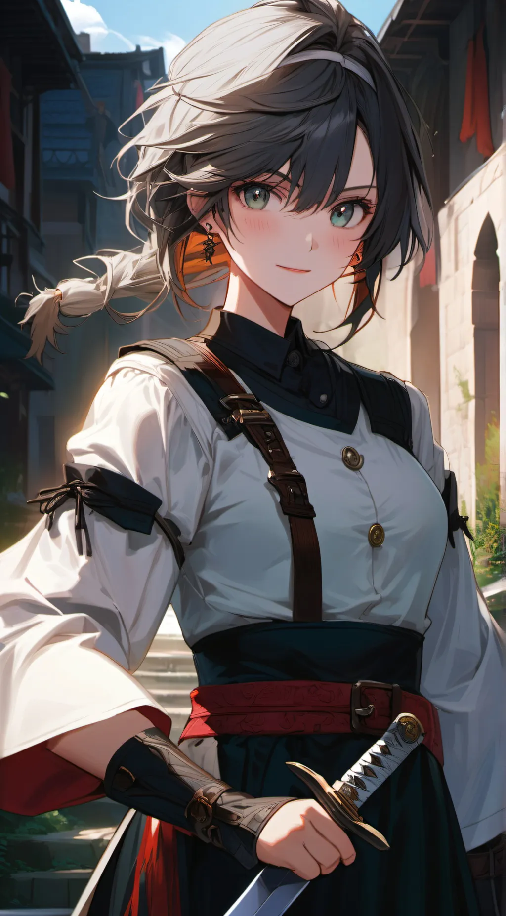 ai character: Val  background