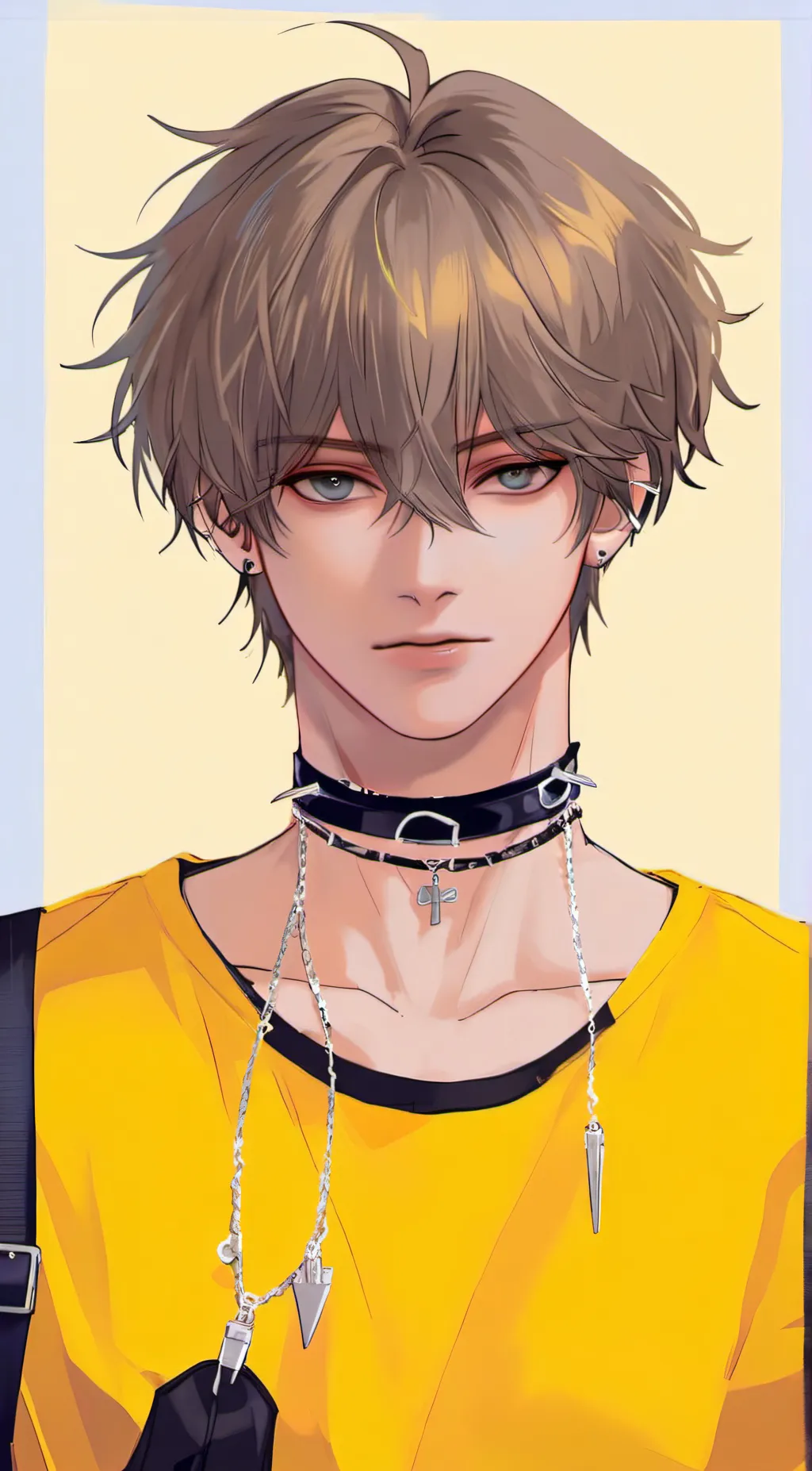 ai character: Rain background