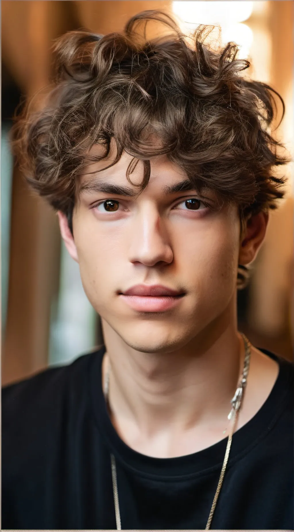 ai character: Justin  background