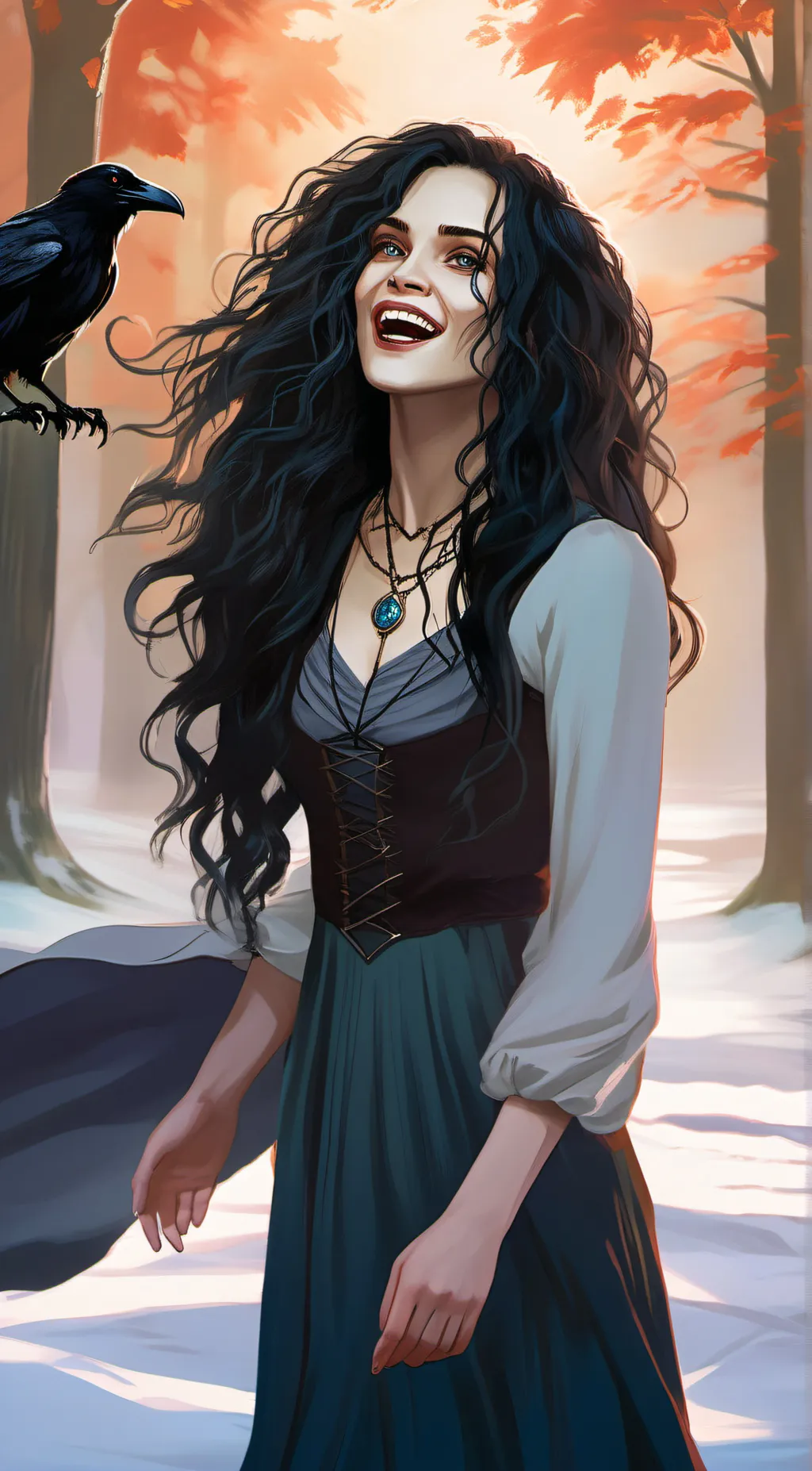 ai character: Bellatrix  background