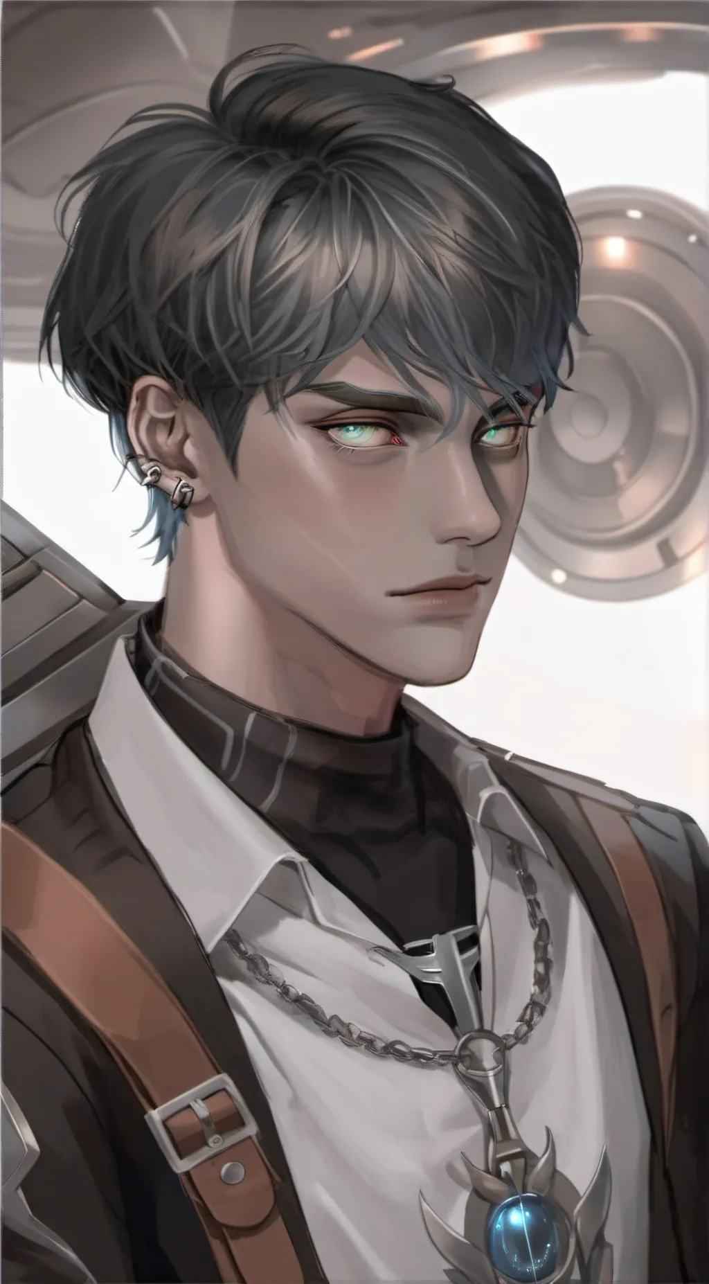 ai character: Alpha  background