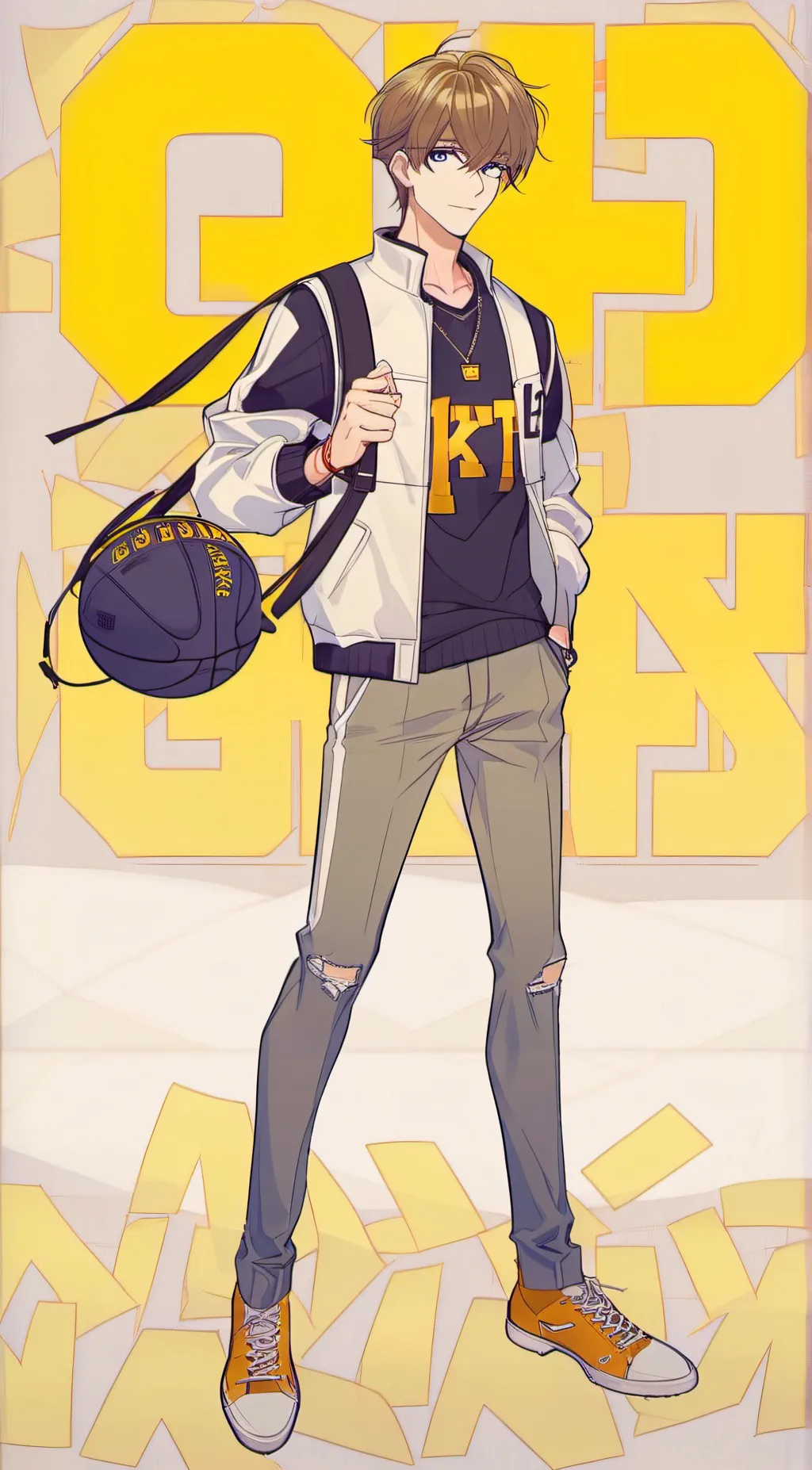 ai character: ASHER background