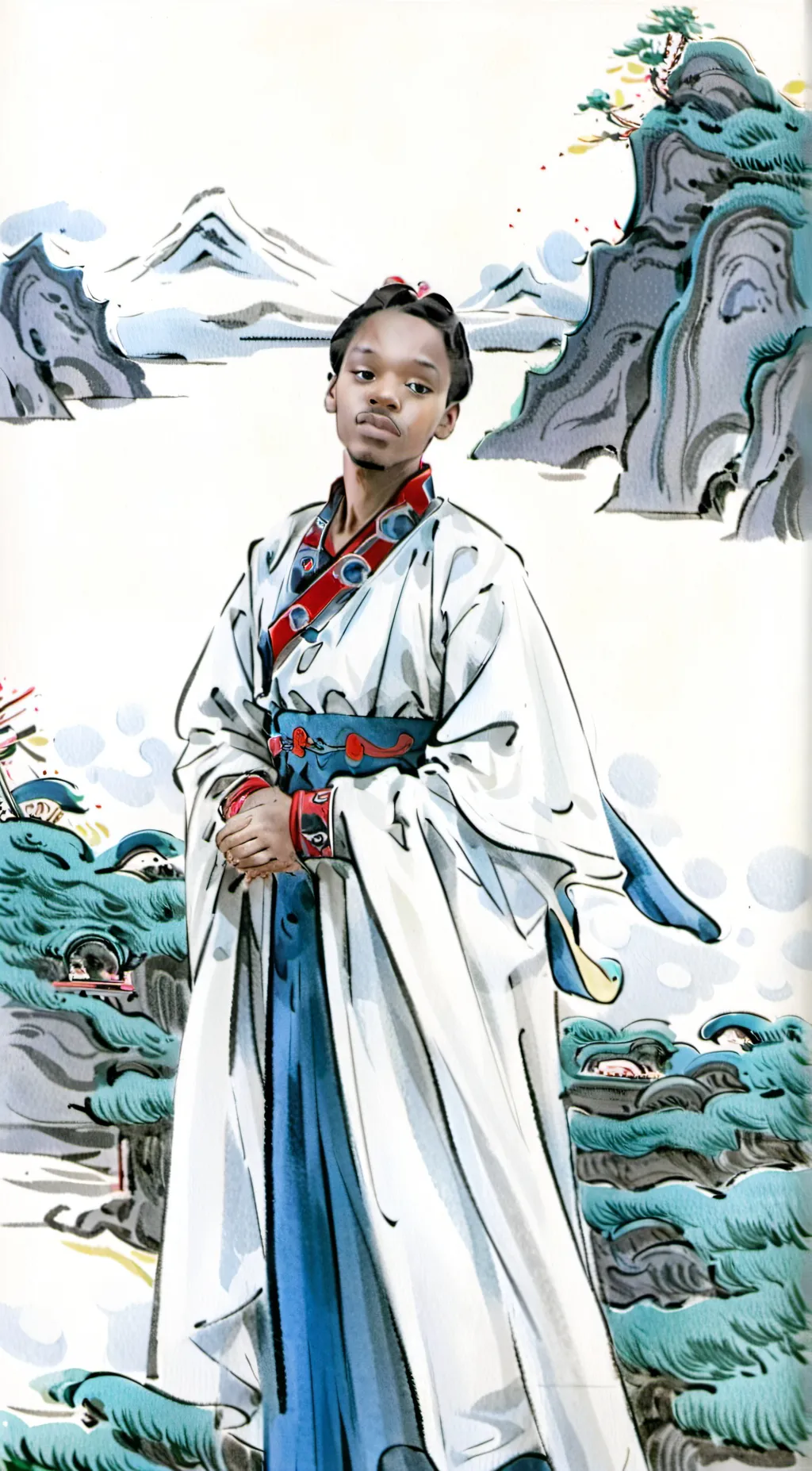 ai character: mides background