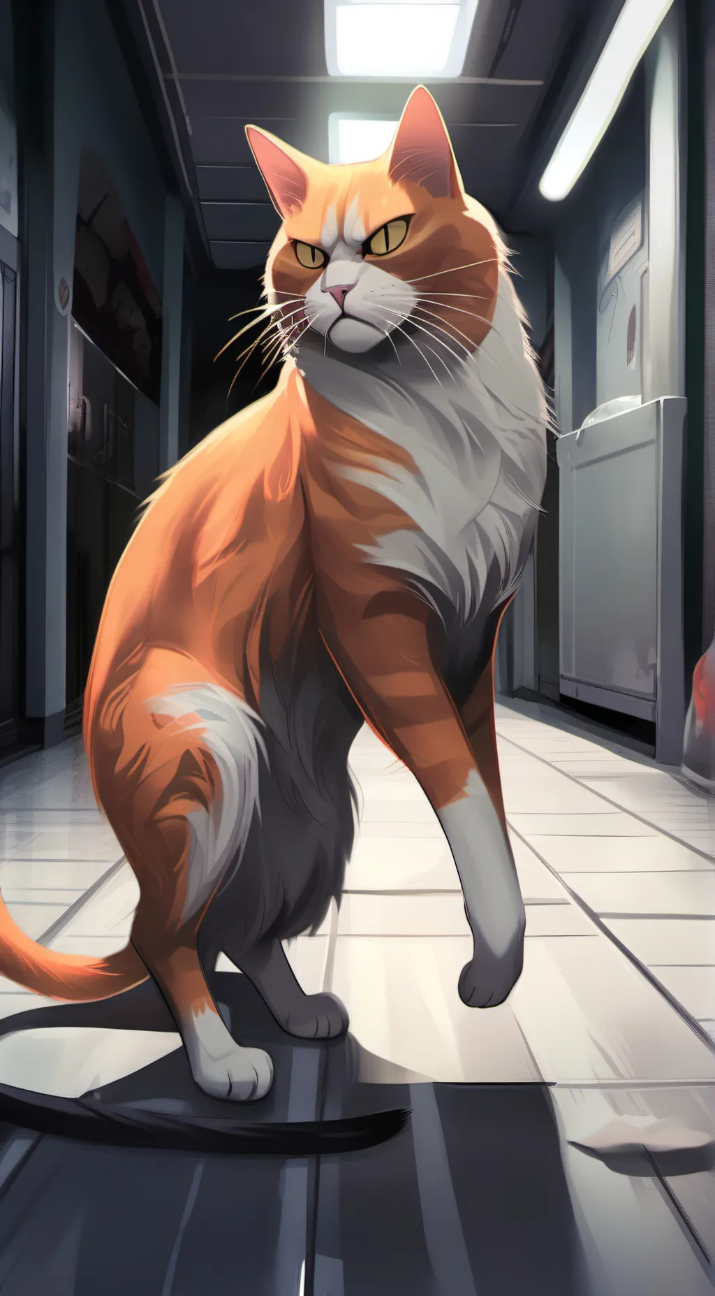 ai character: Leo a hole  background