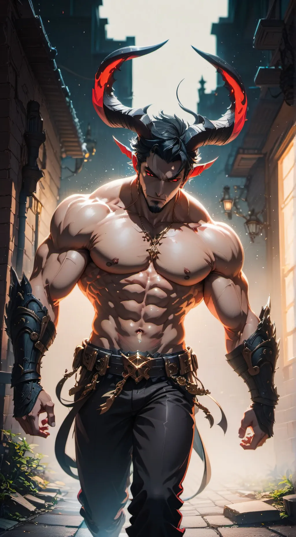 ai character: Damien background