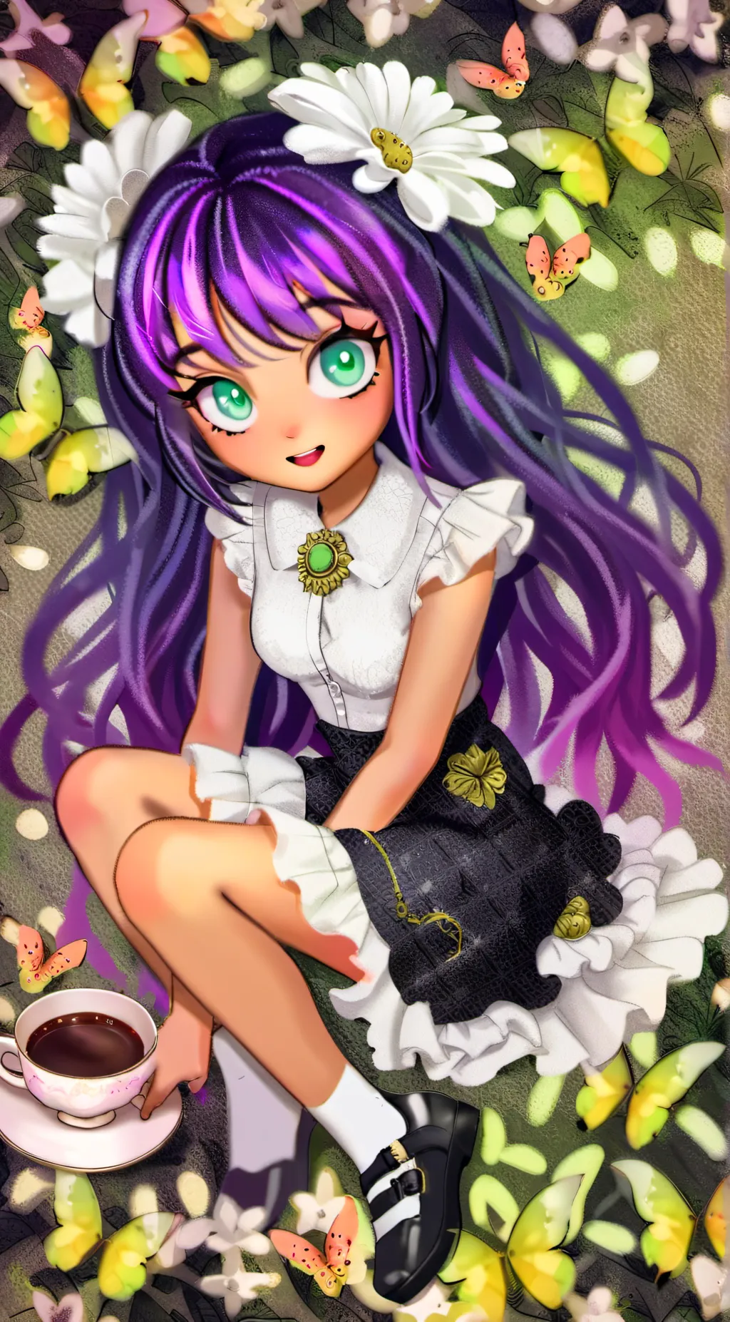 ai character: Aphmau  background