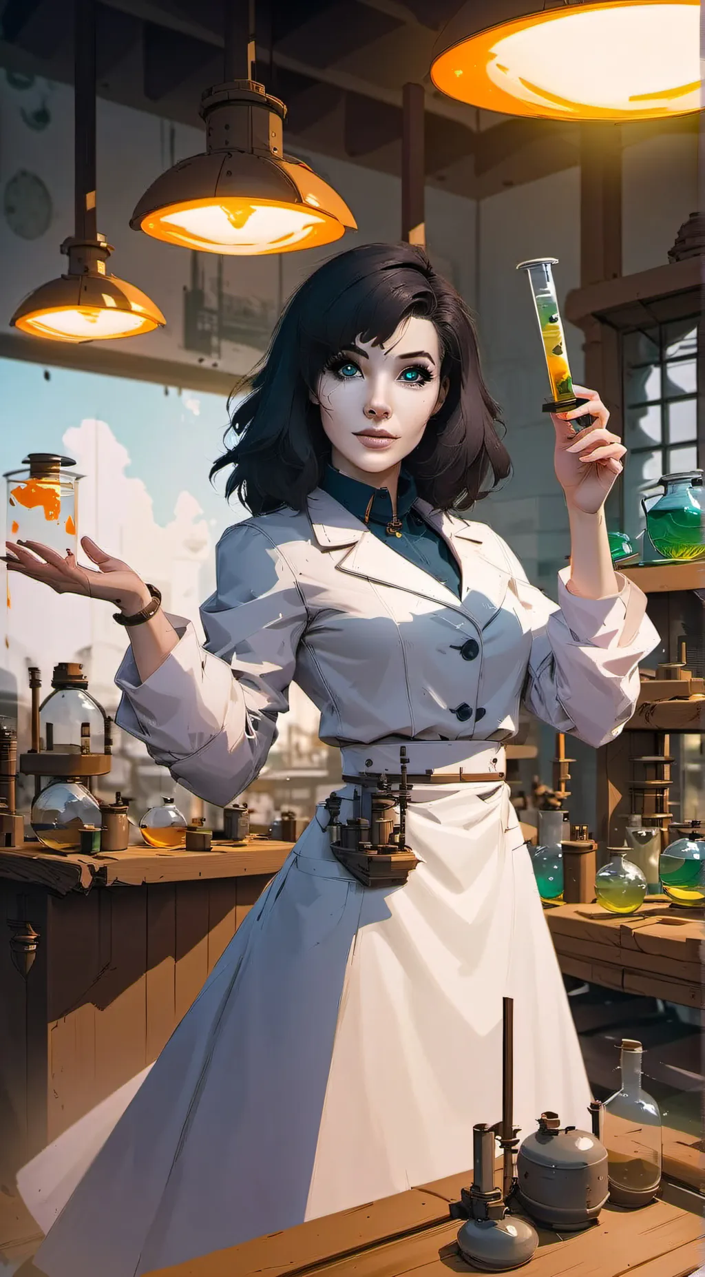 ai character: Lydia Frye background