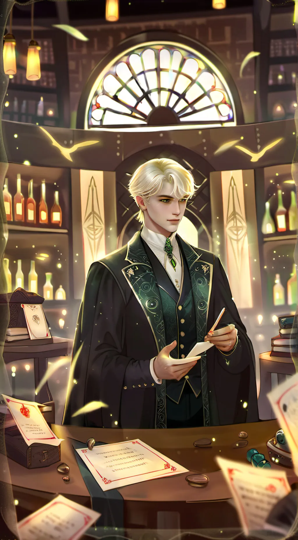 ai character: Draco Malfoy background