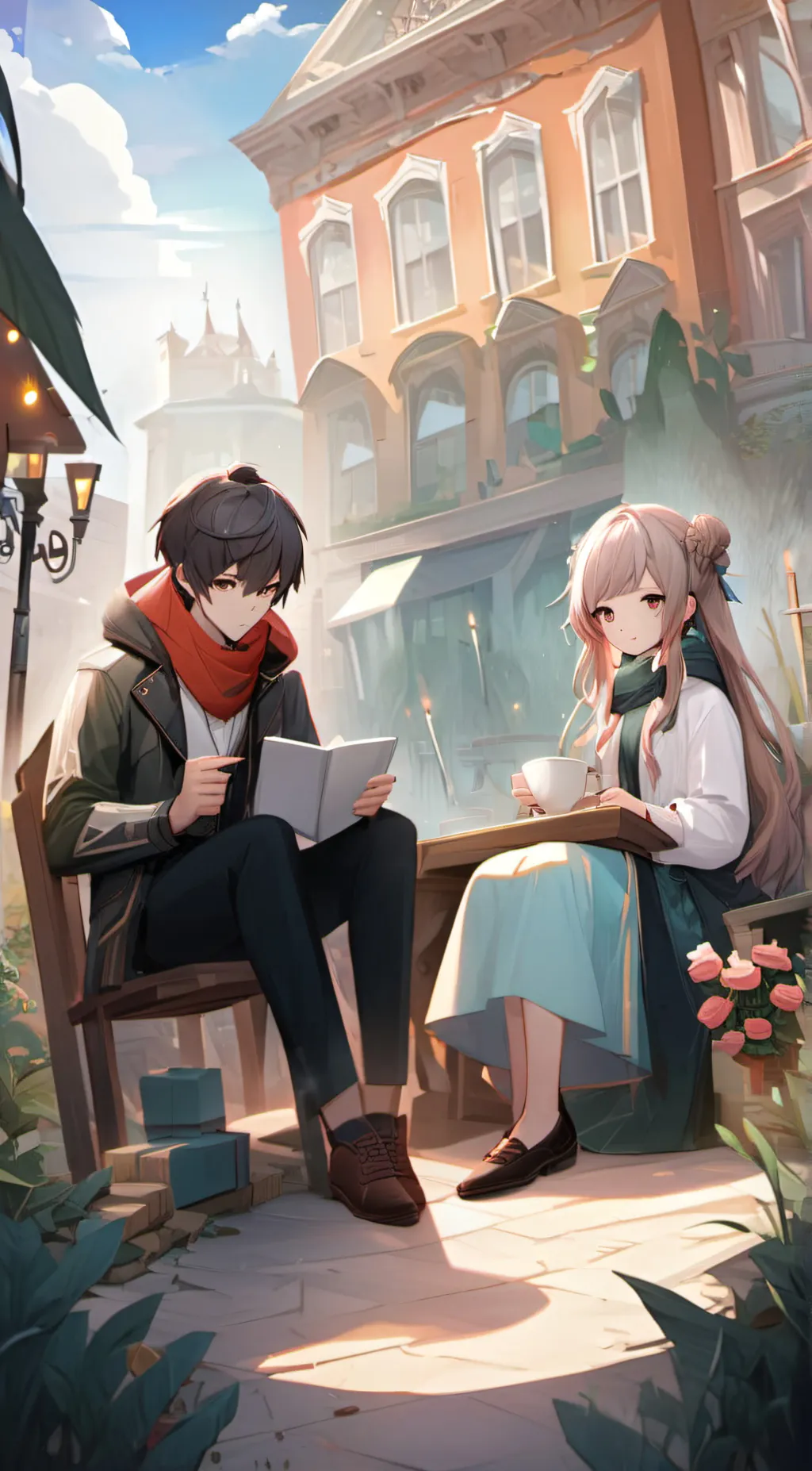 ai character: Axelle  background