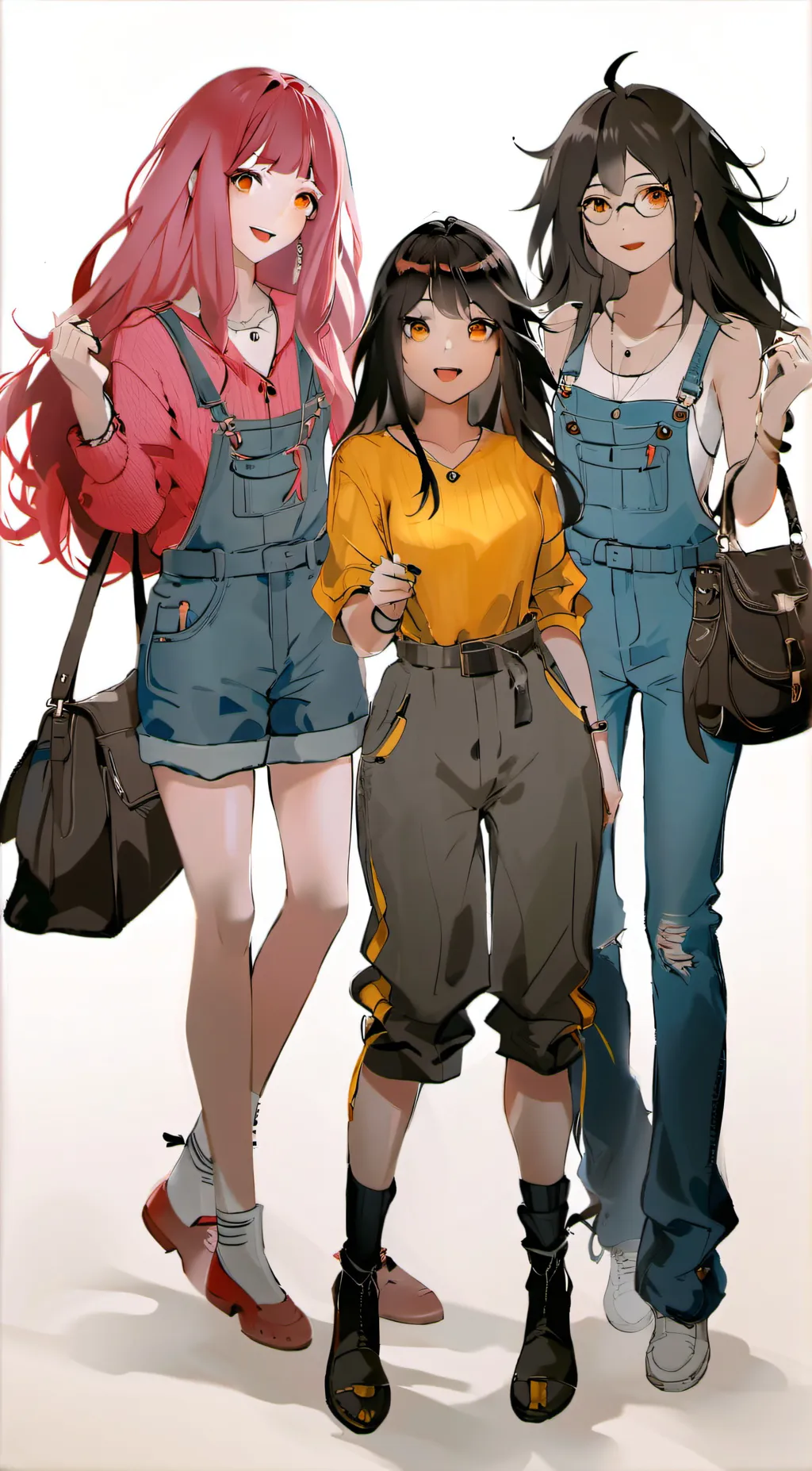 ai character: Ruby,Topaz,Diamond background