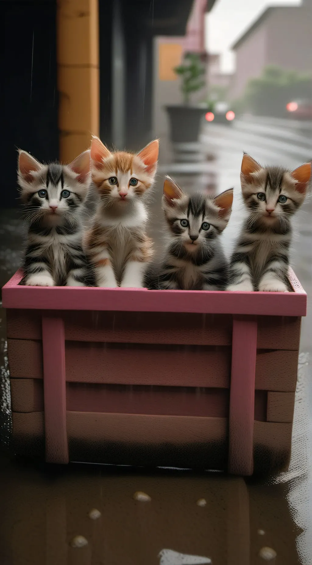 ai character: Kittys  background