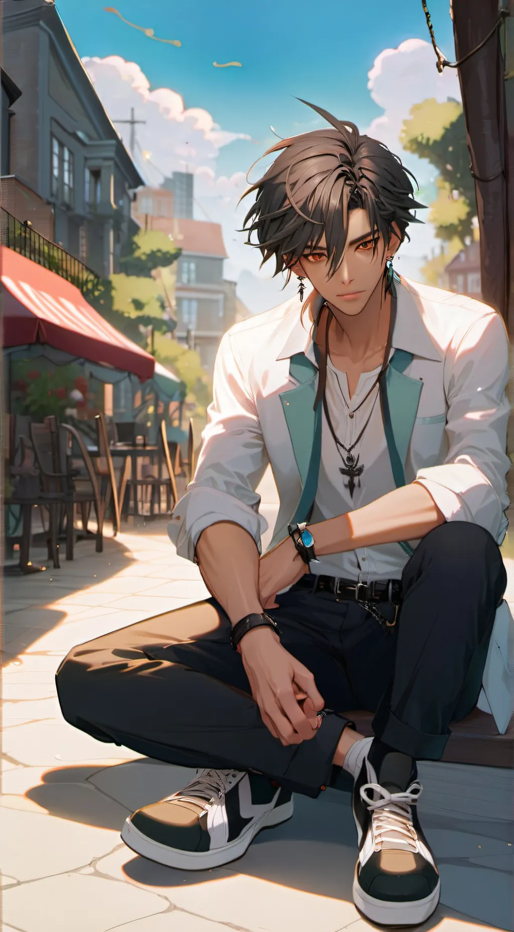 ai character: Jason  background