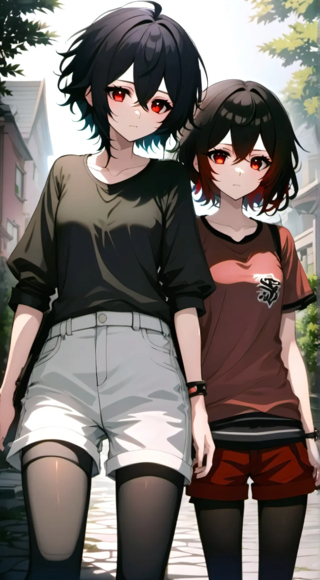 ai character: Kailua & Damien background