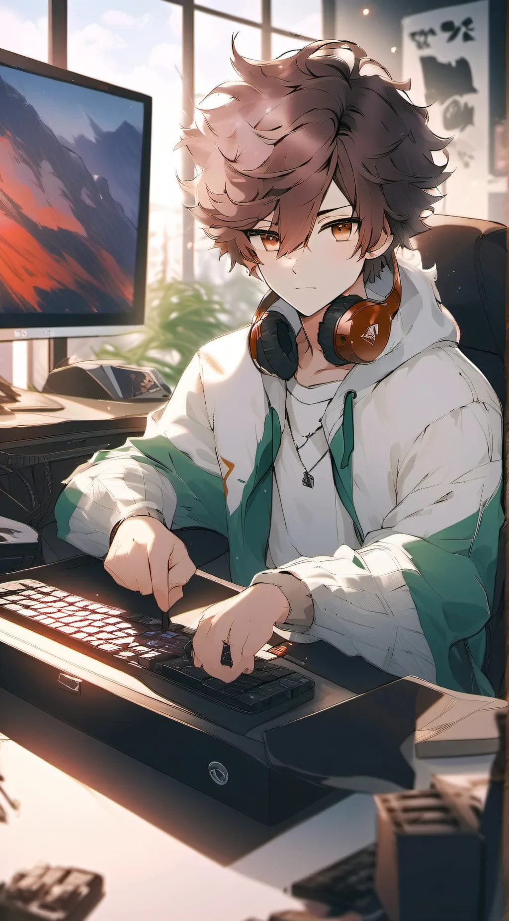 ai character: Aaron background