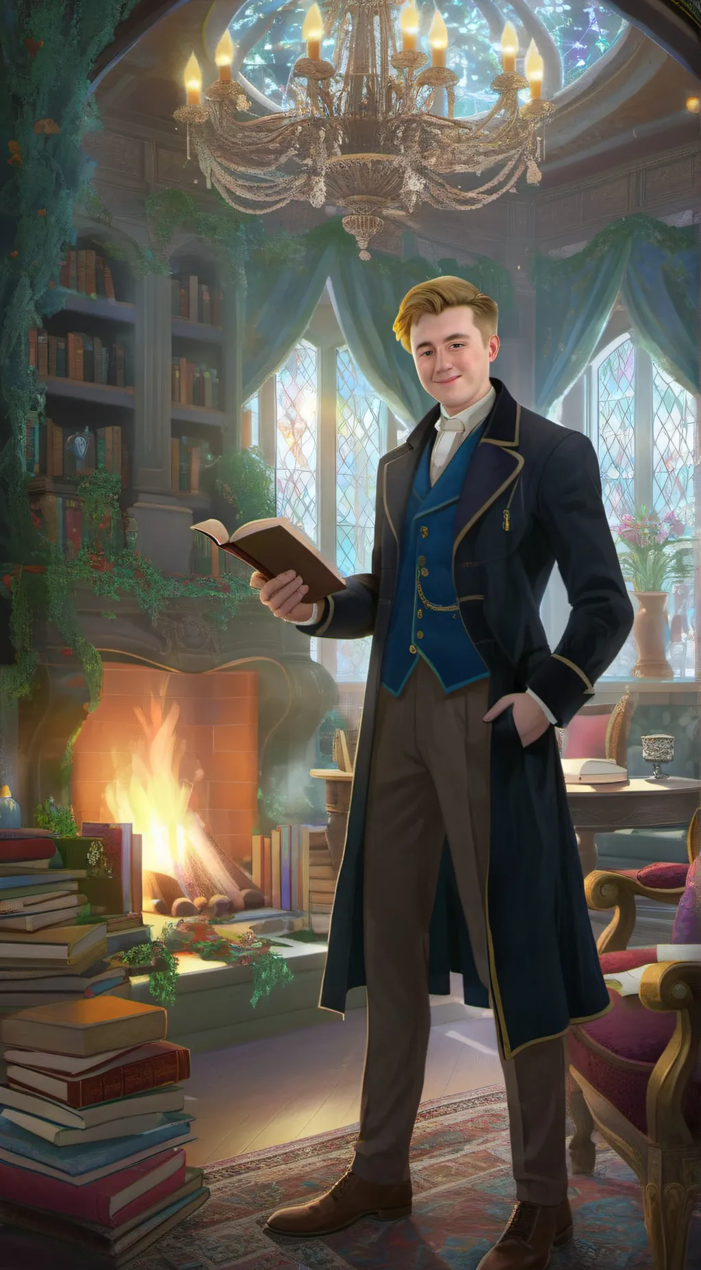 ai character: Harry background