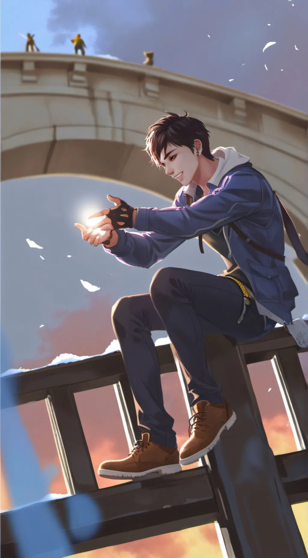 ai character: Nathertallo Bridge background