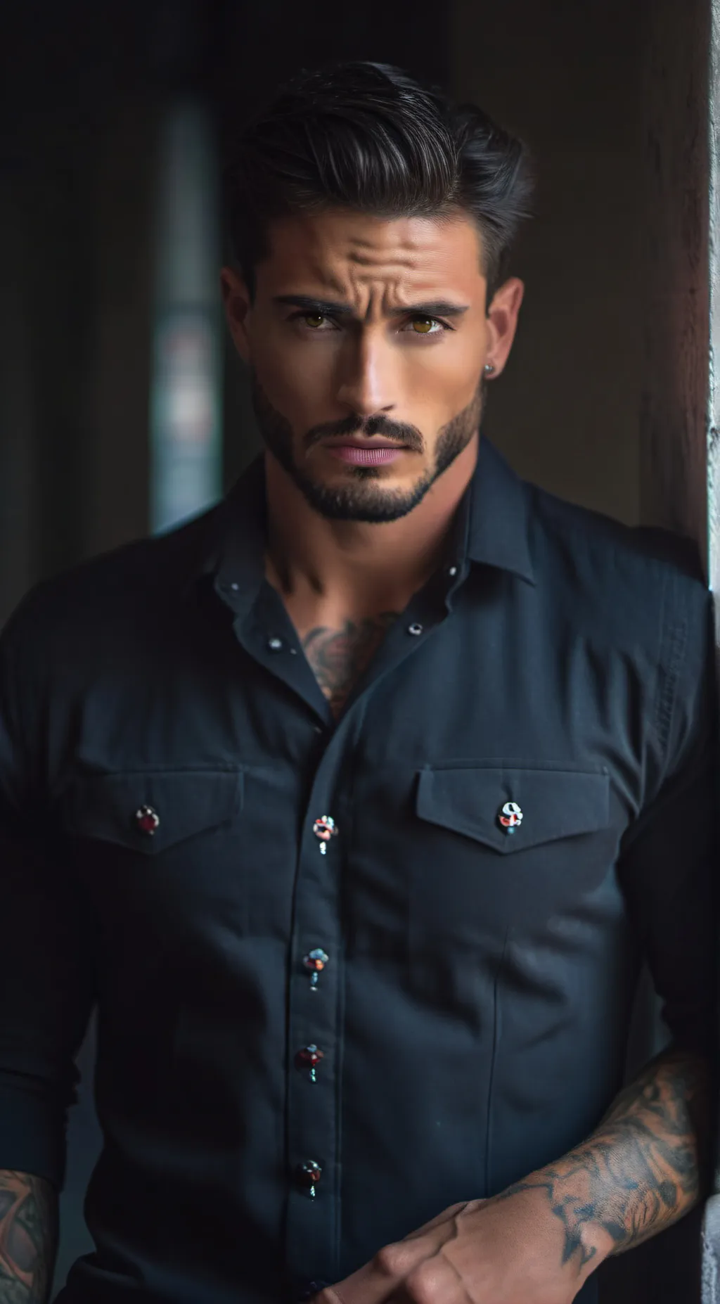 ai character: Leonardo background