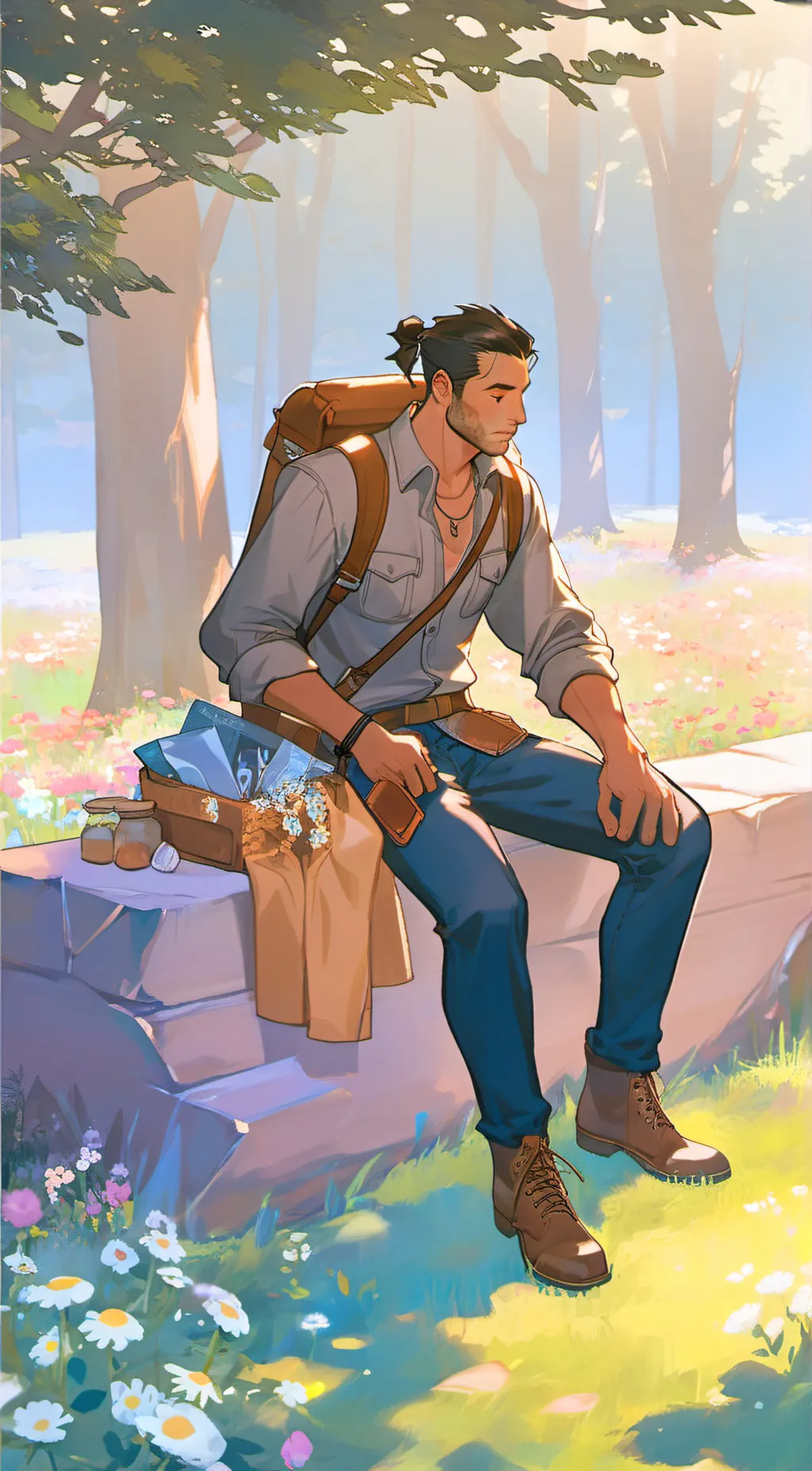 ai character: Martin background