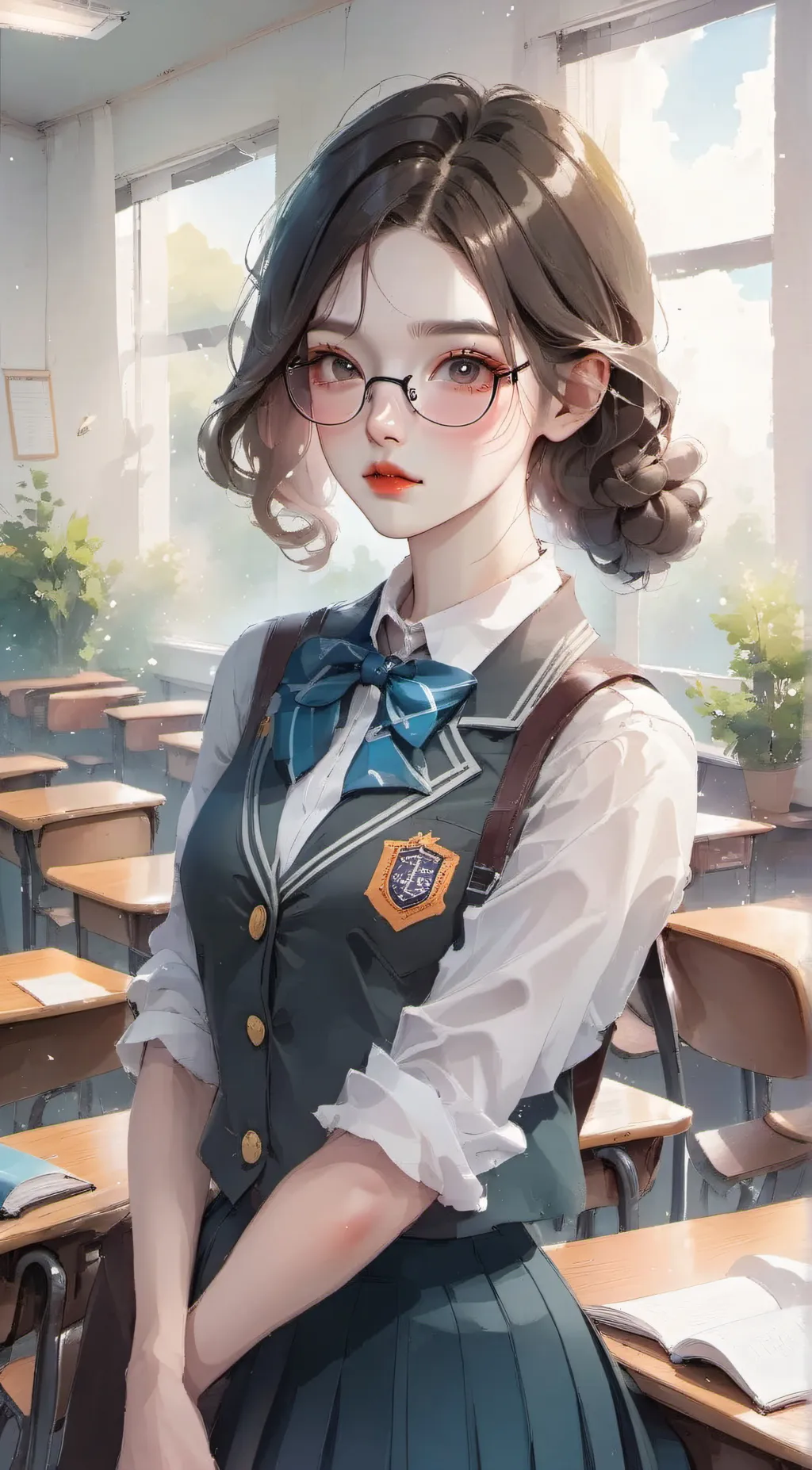 ai character: Tia background