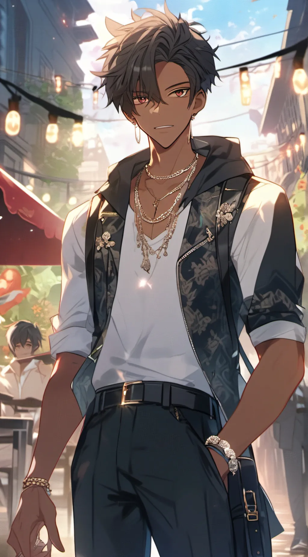 ai character: Justin Jefferson background