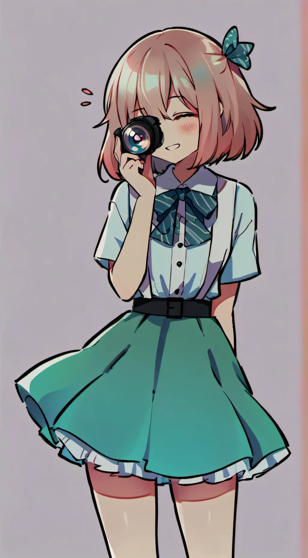 ai character: aqua background