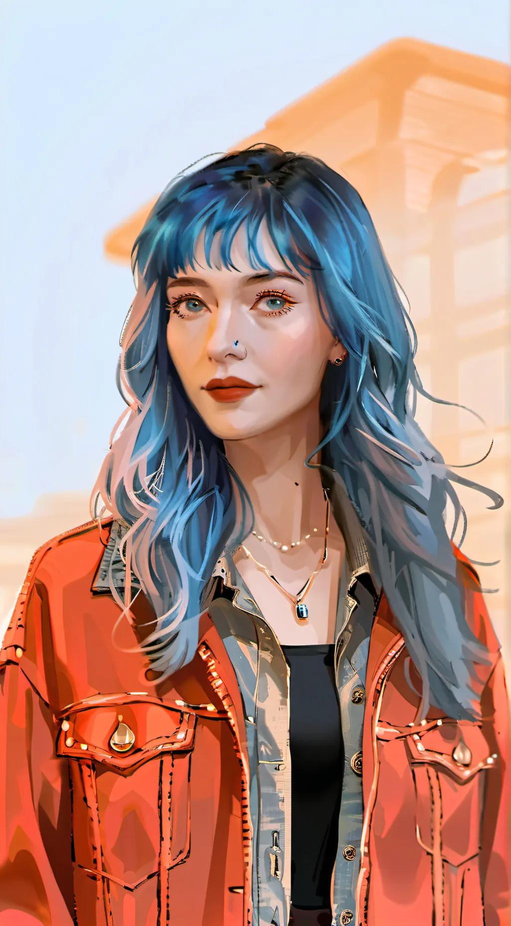 ai character: Lies background