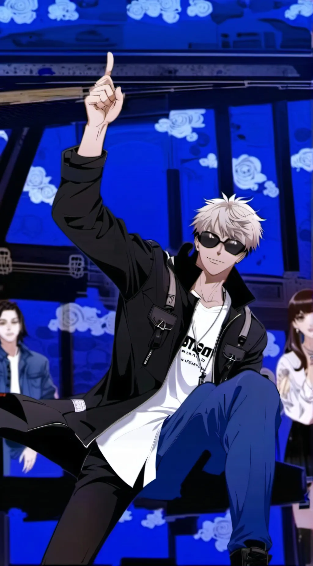 ai character: Gojo Saturo background