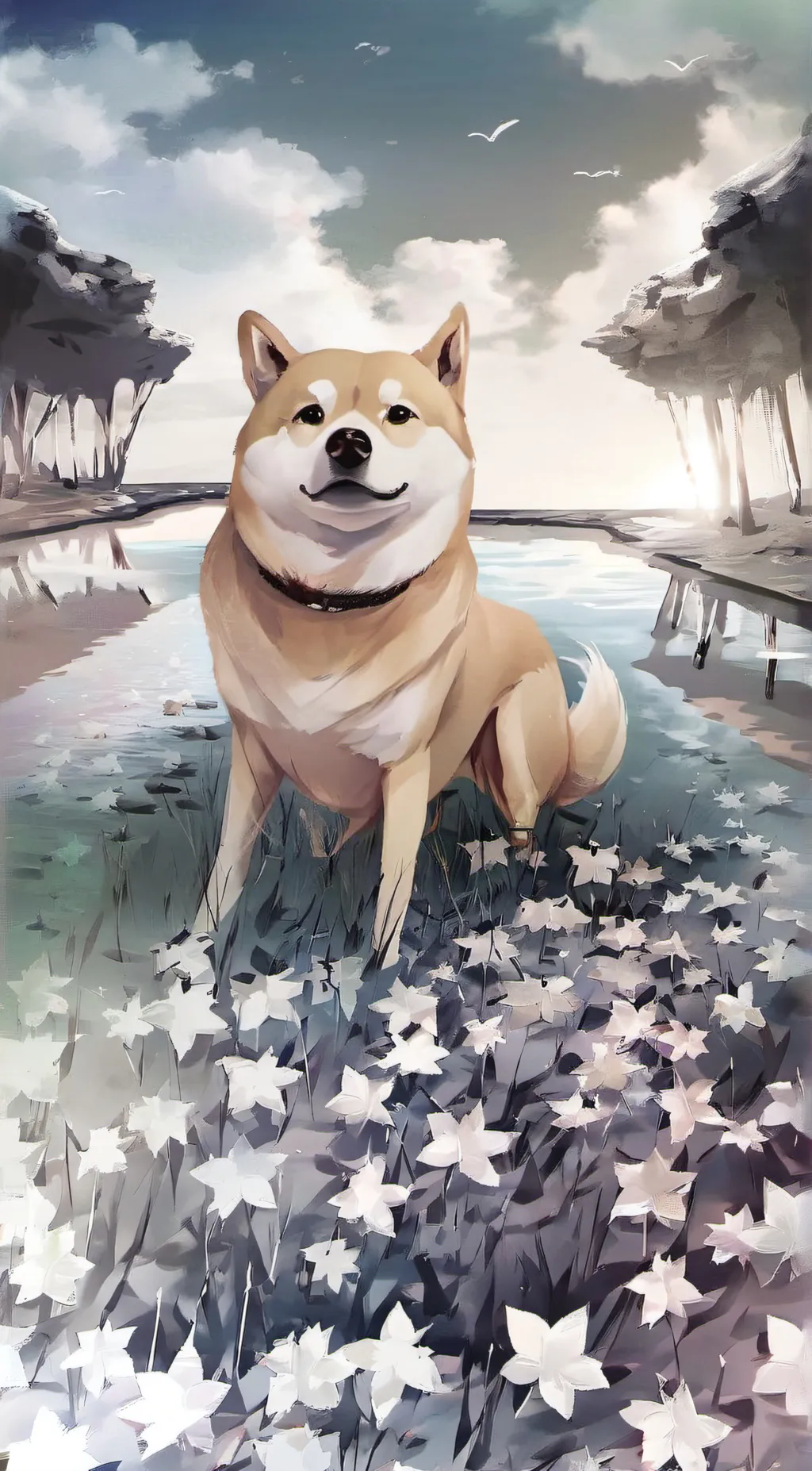 ai character: doge background