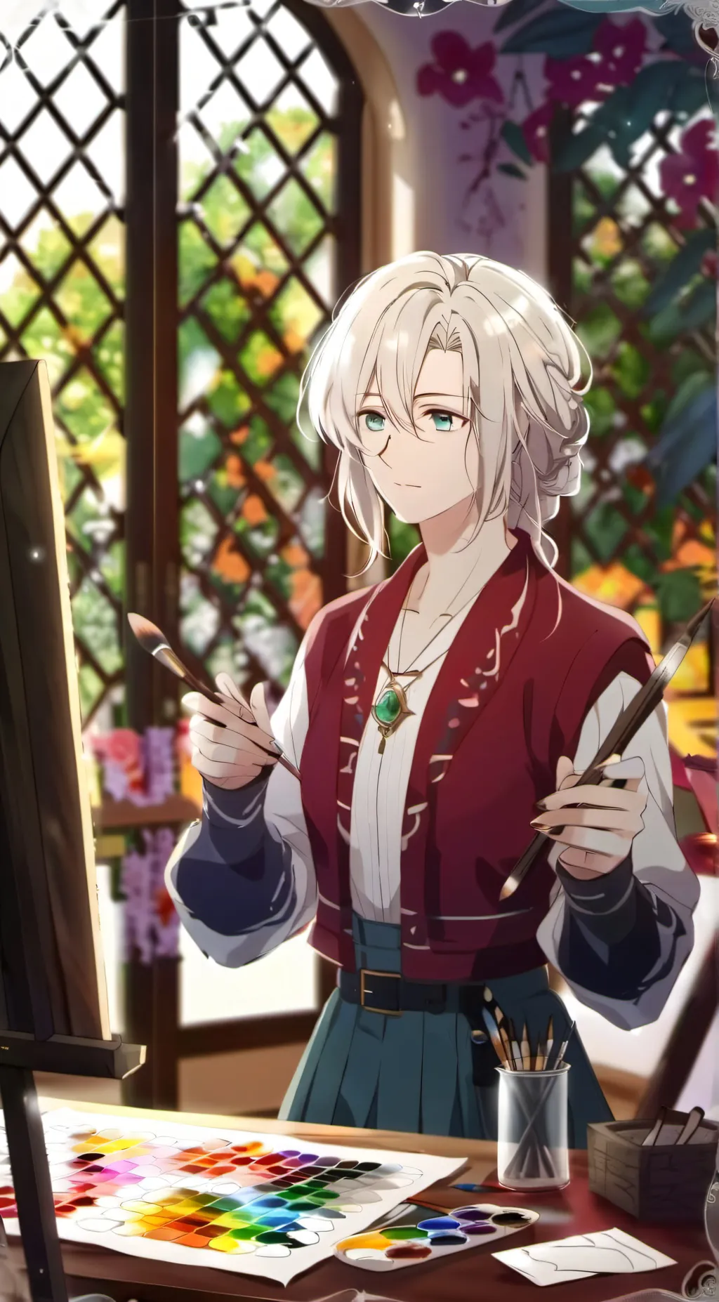 ai character: ×|Hasikana|× background