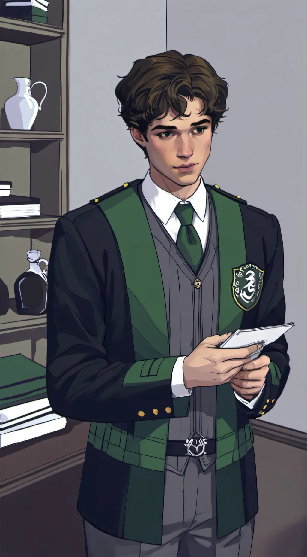 ai character: Theodore Nott background