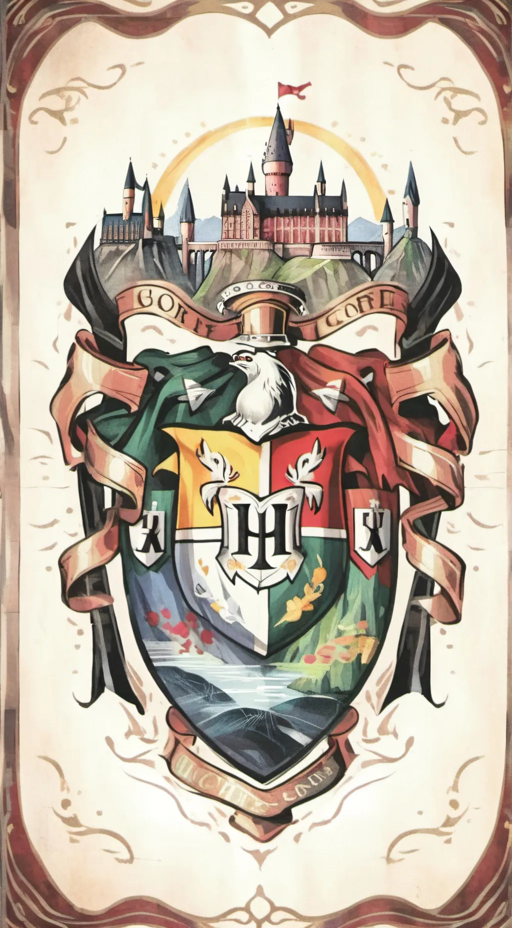 ai character: Hogwarts background