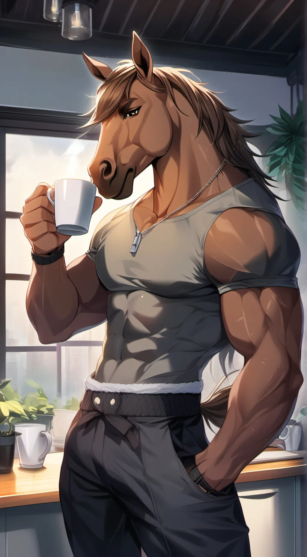 ai character: Fritz background